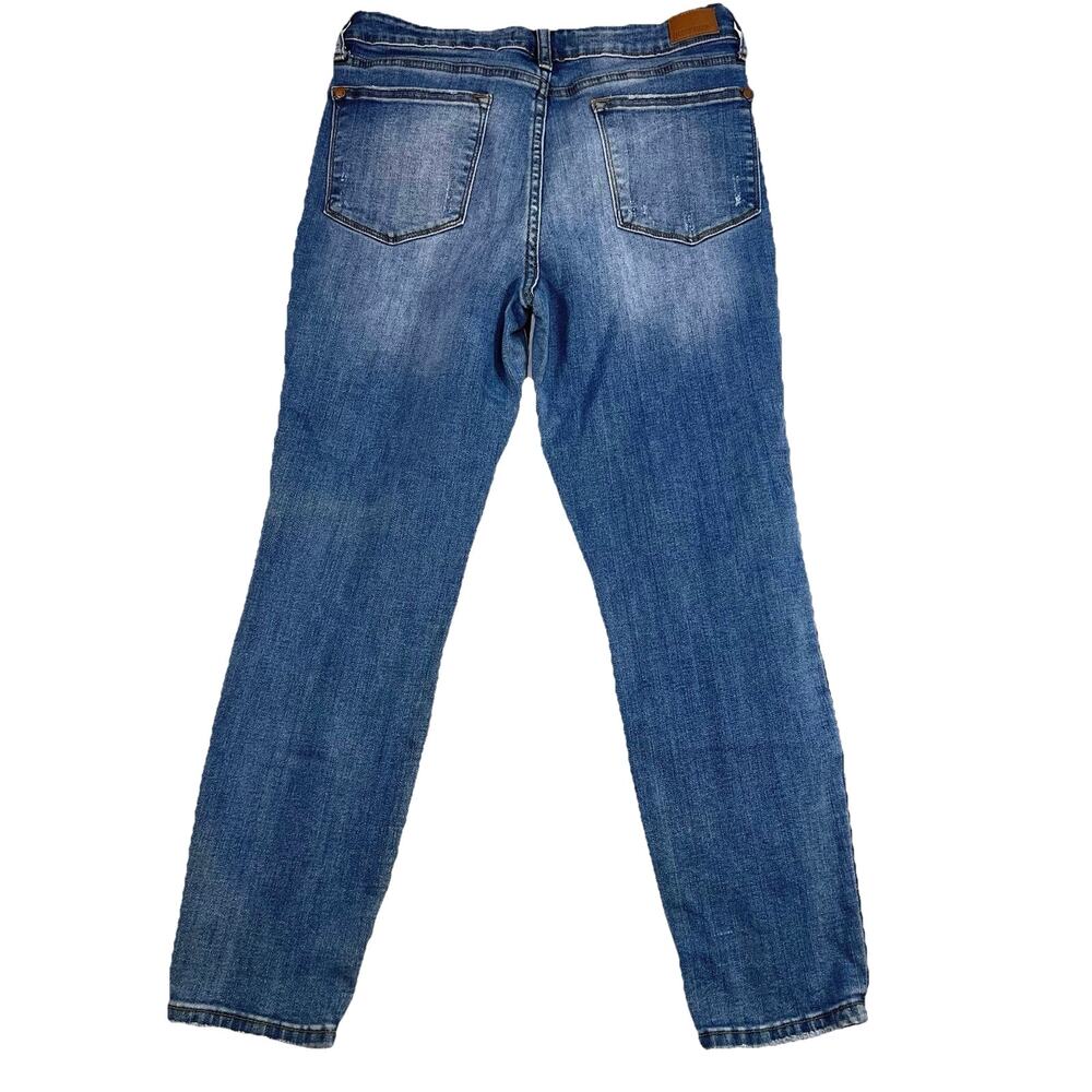 Judy Blue Jeans Women’s Size 30 Denim Relaxed Fit Distressed Stretch JB8271 DK - Picture 10 of 12